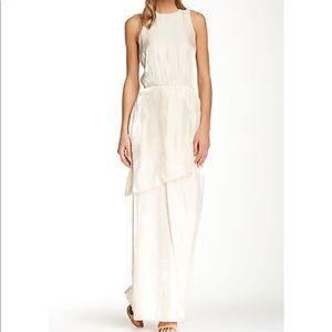 TIBI IVORY WRAP DRESS
